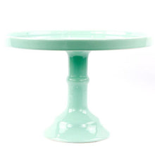 Load image into Gallery viewer, Mint Pedestal Ceramic Cake Stand
