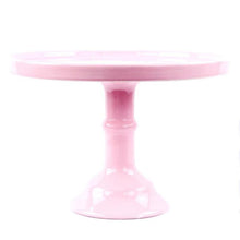 Load image into Gallery viewer, Light Pink Pedestal Ceramic Cake Stand
