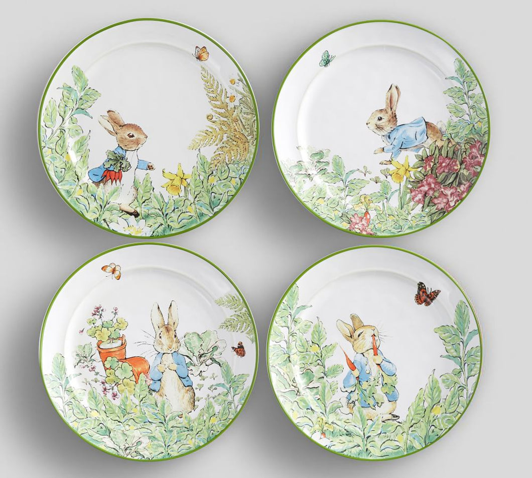 Peter Rabbit Garden Plates